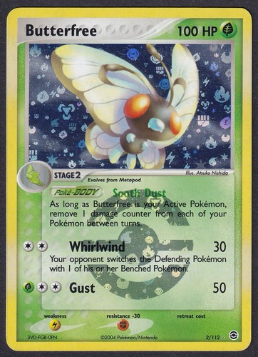 Pokemon butterfree 112 - butterfree, 2/112