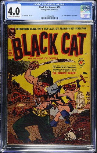 Black cat comics cgc 0 - black, 4.0