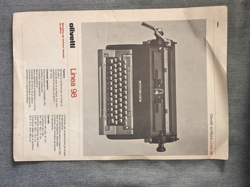 Olivetti linea manuale - olivetti,