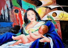 Ezio Farinelli - Serigrafia materica originale, P.A. firmata