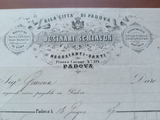 Padova 1891 - Businari Schiavon - negozianti sarti