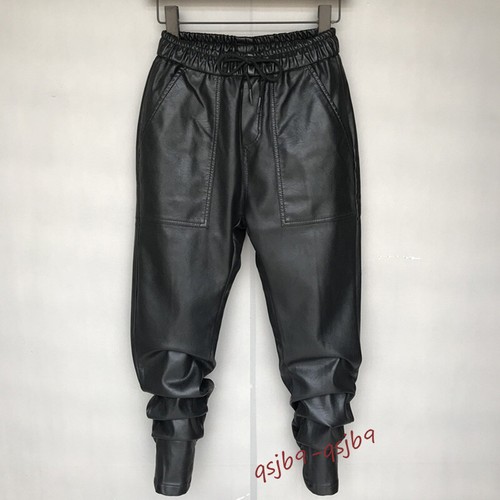 Pantaloni uomo moda ecopelle