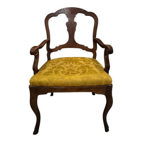 Poltroncina legno noce - poltroncina,