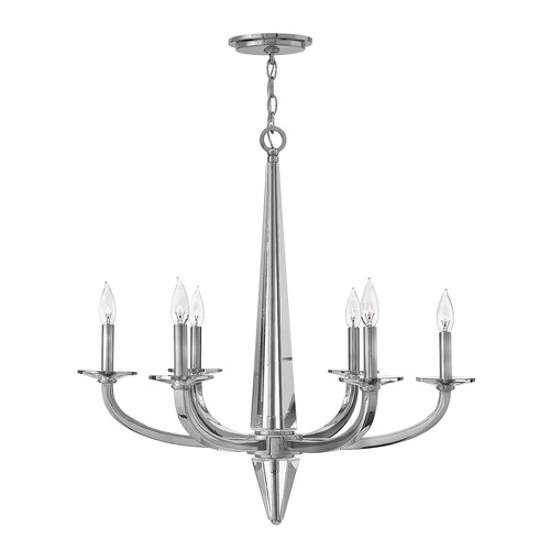 Lampadario 6x60w e14 nichel - 6x60w/e14,
