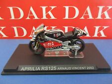Die cast 1/24 Modellino Moto GP Aprilia RS125 2002 Arnaud Vincent