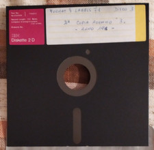 VINTAGE 8" INCH FLOPPY DISK IBM 2D / 3M DS-DD – '70s/'80s RETRO MEMORY DISK