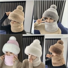 Women Faux Fur Fleece Hat