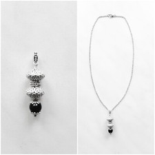 collana 45 cm con pendente su