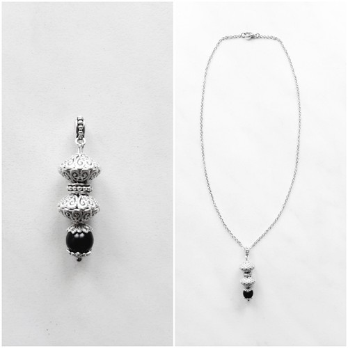 Collana con pendente - 45, cm