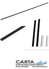 Coppia Stecche per Poster Nere Rilegaposter cm. 100 2 Pezzi con Ganci