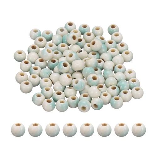 100pcs perline ceramiche tonde - perline,