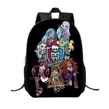 Zaino Monster High Cartoni Animati Grande Capacità Casual Scuola Unisex Borse per Laptop