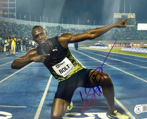 Usain bolt firmato - usain,