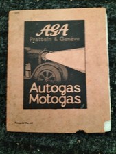Macchine Antiche- Aga- Autogas - Motogas Volumetto Pubblicitario Con Figure