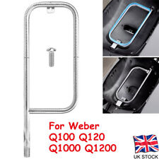 Per Weber Q100 Q120 Q1000 Q1200 Bruciatore Tubo Griglia Acciaio Inox con Parti Vite