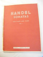 "Partition Handel Sonatas for