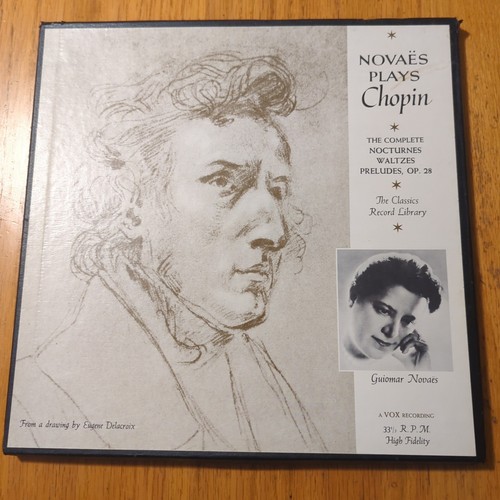 4xlp novaës plays chopin - plays,