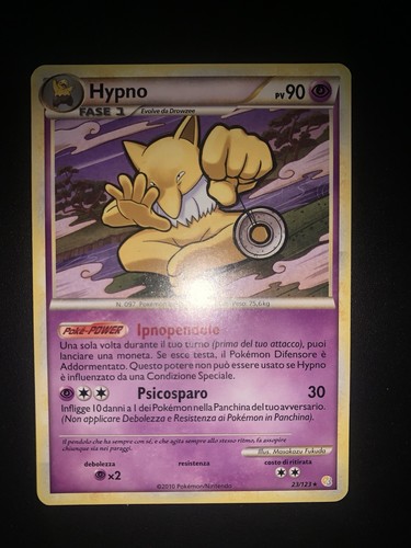 Carta pokémon hypno - carta,