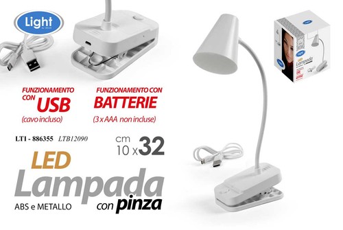 Lampada led lettura con - da,