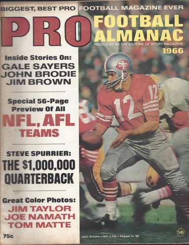 1966 pro football almanacco - 1966,