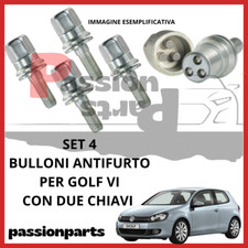KIT 4 BULLONI ANTIFURTO CERCHI
