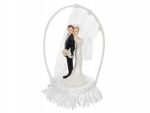 Topper torta matrimonio sposi - topper,