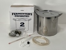 Fermentatori Preferiti Bollitore Pentola Birra Casa Acciaio Inox 2 Galloni più extra