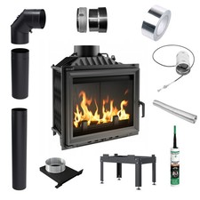 Inserto per camino in ghisa