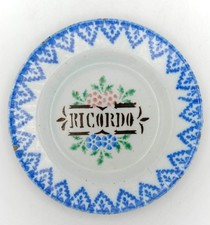 Mondovì - Piatto - Musso? Besio? - Epoca '800 " Ricordo "