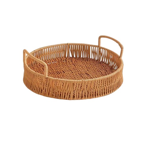 Vassoio finto rattan - finto,