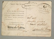 Savoia 193x cartolina firma