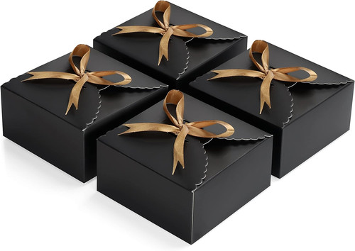 Scatole regalo cartone nero - regalo,