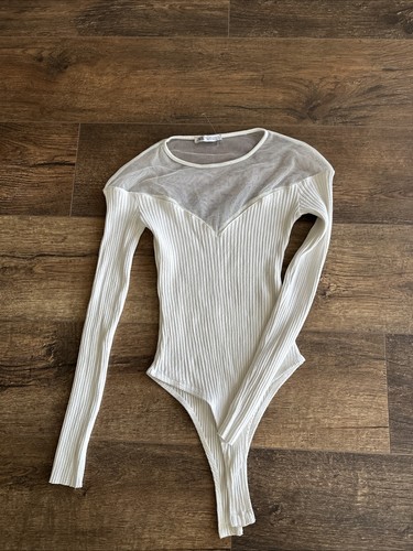 Maglia bianca zara - bianca, manica