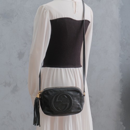 Borsa tracolla gucci soho - a,