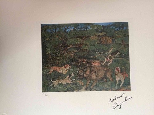 Antonio ligabue litografia - antonio,
