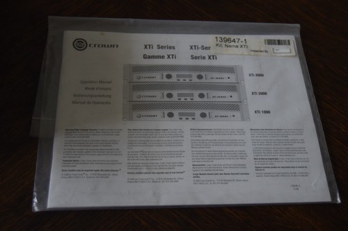 Crown xti amplificatore - xti,