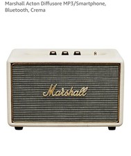 MARSHALL Cassa Bluetooth Stereo Amplificatore colore Crema 