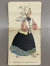 n.11 MADAME DI A.  figurine i 4 moschettieri perugina buitoni 1936  bioletto