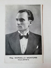 EQUILIBRISTA RAG. MARCELLO MONTORSI - CIRCO ARTISTA DI STRADA CARD PUBBLICITARIA