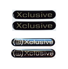 2 adesivi 3D emblem stickers Smart 450 451 453 Mercedes Brabus Xclusive