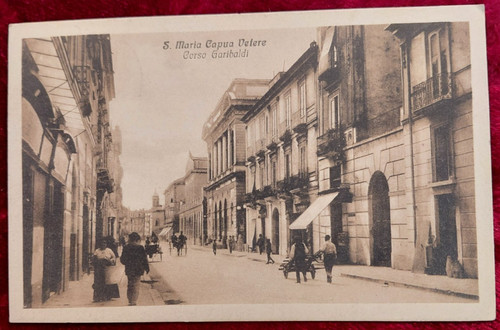 Cartolina santa maria capua - santa,
