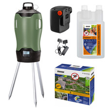STOCKER GEYSER NEBULIZZATORE E-25 MI 21V 5BAR BATTERIA + ANTIZANZARE (+ KIT PRO)