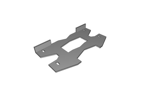 Staffa montaggio doppio hdd - staffa,