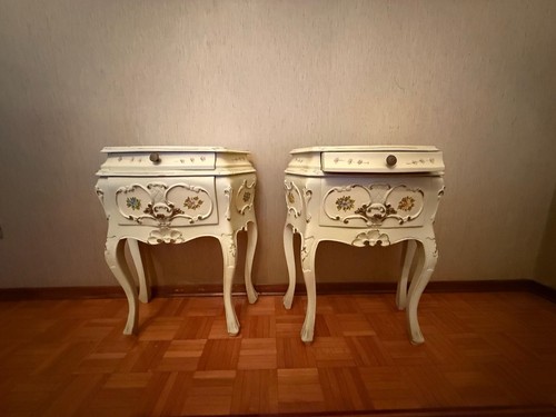 Coppia comodini antichi - comodini,