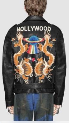 Giacca pelle uomo gucci - di,