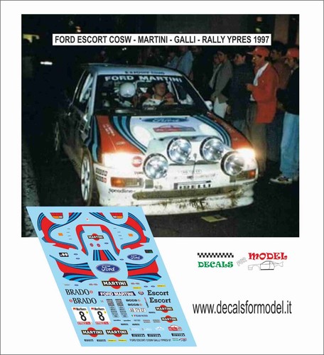 Decals ford escort gr - escort,