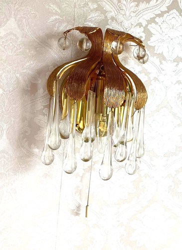 Lampada parete palwa ottone - da,