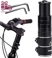 Rlongtou Prolunga Manubrio Bici GREEYO Alza Manubrio Bicicletta Stelo Di Risalit