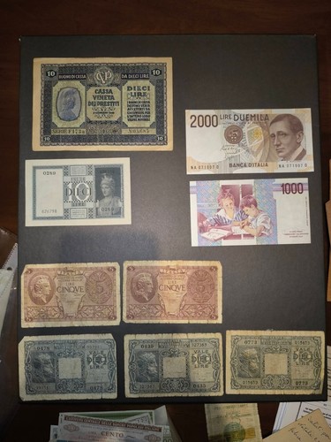 Collezione banconote e - banconote,