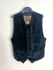 Gilet Velluto Nero Vintage